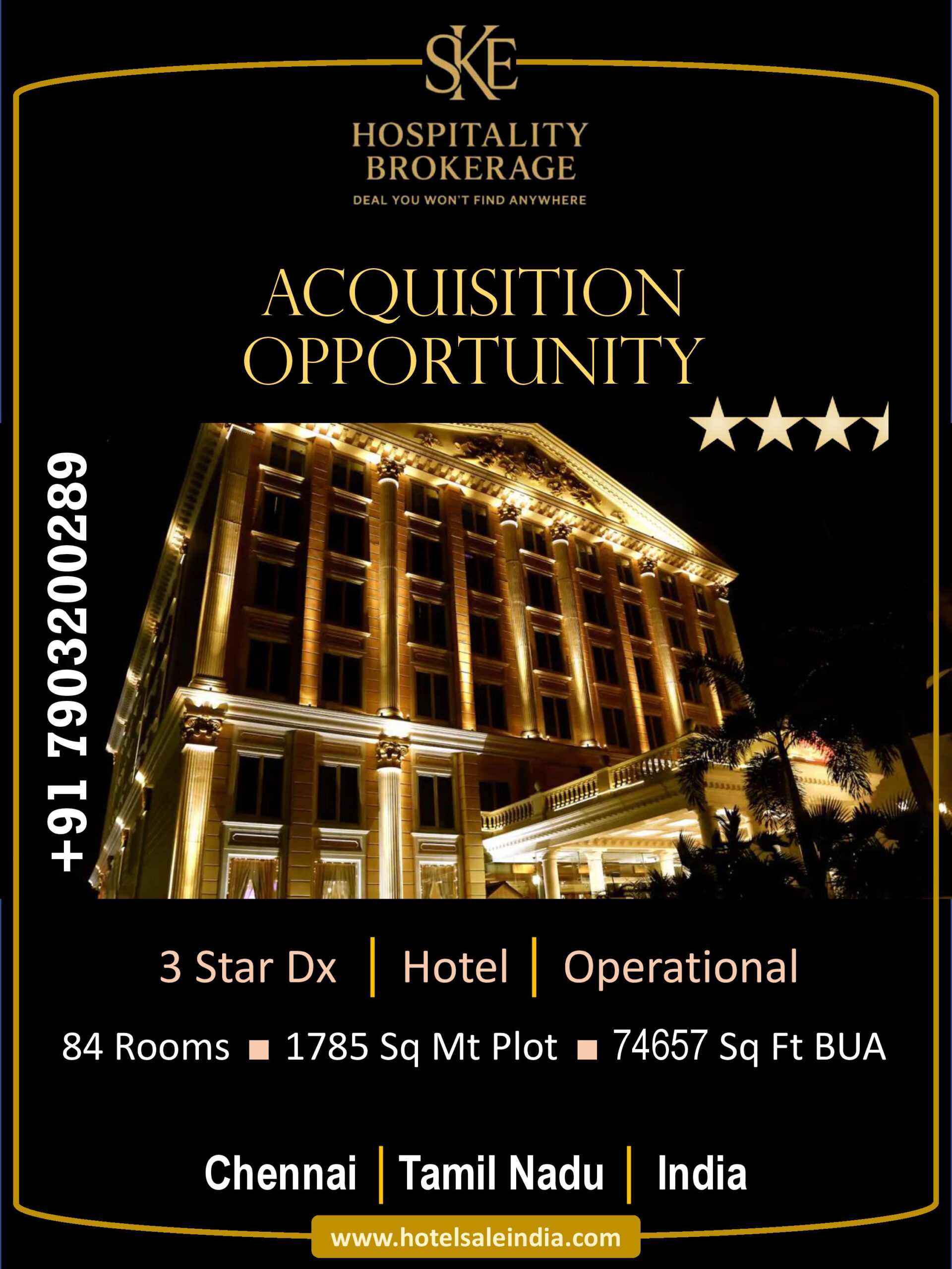 3 Star Deluxe Hotel Sale_Chennai