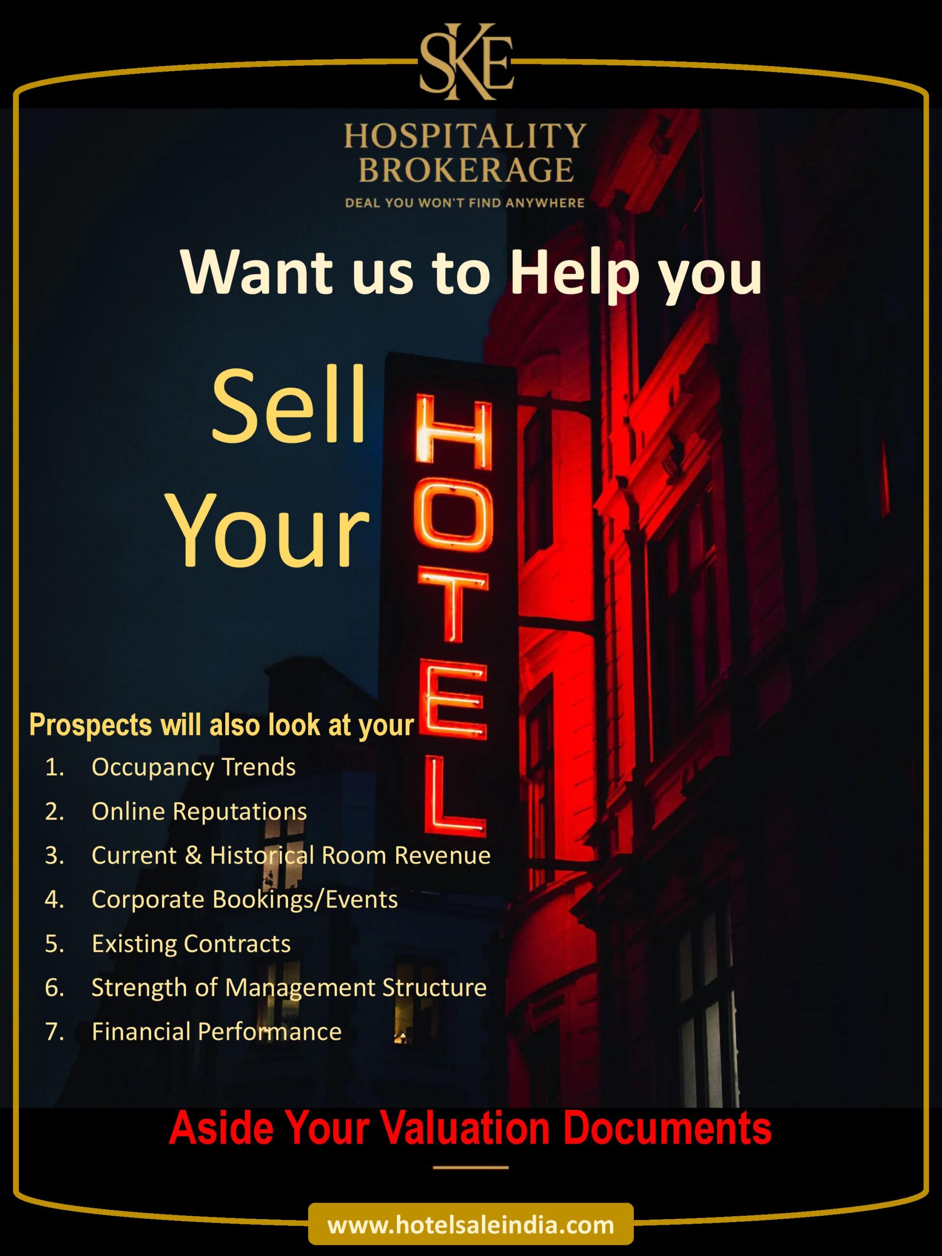 Sell Your Hotel?